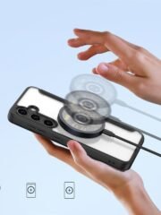 DUX DUCIS Skin X Pro Series For Samsung Galaxy S24 Leather Case Flip Cover | Compatible with MagSafe by The Case Factory