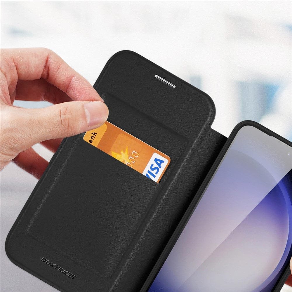DUX DUCIS Skin X Pro Series For Samsung Galaxy S24 Leather Case Flip Cover | Compatible with MagSafe by The Case Factory