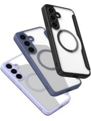 For Samsung Galaxy S24+ Leather Case DUX DUCIS Skin X Pro Series Flip Cover Compatible with MagSafe by The Case Factory
