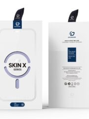 For Samsung Galaxy S24+ Leather Case DUX DUCIS Skin X Pro Series Flip Cover Compatible with MagSafe by The Case Factory