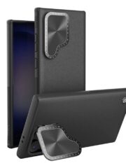 NILLKIN CamShield Prop For Samsung Galaxy S24 Ultra Case with Kickstand | Compatible with MagSafe Black Samsung Galaxy S24 by The Case Factory