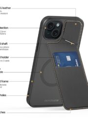 DUX DUCIS Rafi II Series for iPhone 15 Kickstand Case Phone Cover | Compatible with MagSafe by The Case Factory