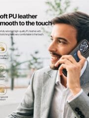 DUX DUCIS Rafi II Series for iPhone 15 Pro Max Case RFID Blocking Card Slots Leather Cover | Compatible with MagSafe by The Case Factory