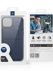 DUX DUCIS Rafi II Series for iPhone 15 Plus Kickstand Case RFID Blocking Card Holder Magnetic Phone Cover by The Case Factory