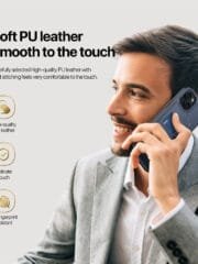 DUX DUCIS Rafi II Series for iPhone 15 Plus Kickstand Case RFID Blocking Card Holder Magnetic Phone Cover by The Case Factory