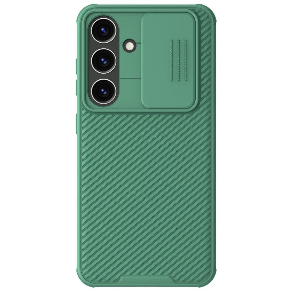 NILLKIN CamShield Pro Case for Samsung Galaxy S24 Shell Magnetic PC-TPU Phone Cover Green Samsung Galaxy S24 by The Case Factory