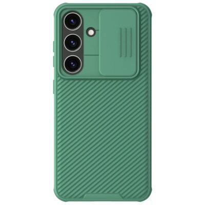 NILLKIN CamShield Pro Case for Samsung Galaxy S24+ Magnetic Phone Cover with Slide Camera Lid Green Samsung Galaxy S24+ by The Case Factory