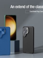 NILLKIN CamShield Prop Series for Samsung Galaxy S24+ Case Slim-Fit PC-TPU Kickstand Cover by The Case Factory