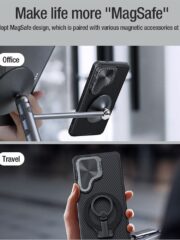 NILLKIN CamShield Prop Magnetic Series for Samsung Galaxy S24 Phone Case Lens Cover Kickstand Back Shell by The Case Factory