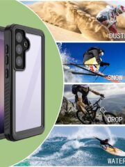 REDPEPPER FS Series for Samsung Galaxy S24 IP68 Waterproof Case Clear Back Phone Cover by The Case Factory