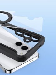 DUX DUCIS Skin X Pro for Samsung Galaxy S24+ Magnetic Case RFID Blocking Card Slots Kickstand Cover by The Case Factory