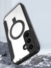 DUX DUCIS Skin X Pro for Samsung Galaxy S24+ Magnetic Case RFID Blocking Card Slots Kickstand Cover by The Case Factory