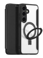 DUX DUCIS Skin X Pro for Samsung Galaxy S24+ Magnetic Case RFID Blocking Card Slots Kickstand Cover by The Case Factory