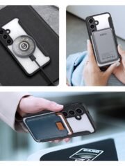 DUX DUCIS Skin X Pro for Samsung Galaxy S24+ Magnetic Case RFID Blocking Card Slots Kickstand Cover by The Case Factory