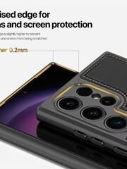 DUX DUCIS Rafi II Series for Samsung Galaxy S24 Ultra Magnetic Phone Case with RFID Blocking Card Slots Kickstand by The Case Factory