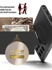 DUX DUCIS Rafi II Series for Samsung Galaxy S24 Ultra Magnetic Phone Case with RFID Blocking Card Slots Kickstand by The Case Factory