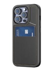 DUX DUCIS Rafi II Series for iPhone 14 Pro Max Case RFID Blocking Card Holders Magnetic Leather Cover by The Case Factory