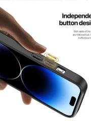 DUX DUCIS Rafi II Series for iPhone 14 Pro Case RFID Blocking Card Holders Magnetic Leather Cover by The Case Factory