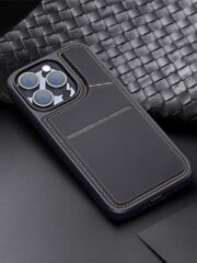DUX DUCIS Rafi II Series for iPhone 14 Pro Case RFID Blocking Card Holders Magnetic Leather Cover by The Case Factory