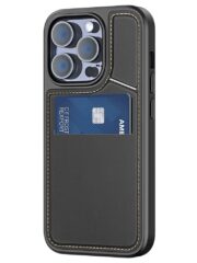 DUX DUCIS Rafi II Series for iPhone 14 Pro Case RFID Blocking Card Holders Magnetic Leather Cover by The Case Factory