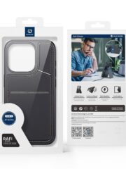 DUX DUCIS Rafi II Series for iPhone 14 Pro Case RFID Blocking Card Holders Magnetic Leather Cover by The Case Factory
