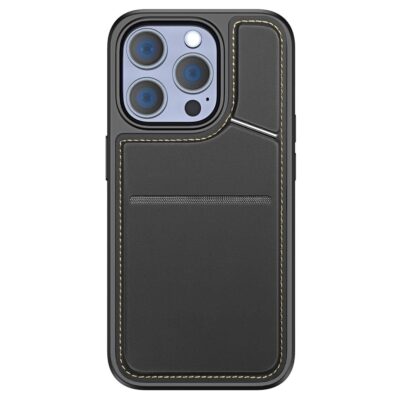 DUX DUCIS Rafi II Series for iPhone 14 Pro Case RFID Blocking Card Holders Magnetic Leather Cover by The Case Factory