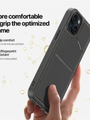 DUX DUCIS Rafi II Series for iPhone 14 / 13 Case RFID Blocking Card Holders Magnetic Leather Cover by The Case Factory