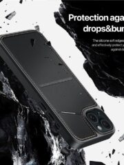 DUX DUCIS Rafi II Series for iPhone 14 / 13 Case RFID Blocking Card Holders Magnetic Leather Cover by The Case Factory