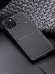 DUX DUCIS Rafi II Series for iPhone 14 / 13 Case RFID Blocking Card Holders Magnetic Leather Cover by The Case Factory