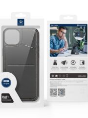 DUX DUCIS Rafi II Series for iPhone 14 / 13 Case RFID Blocking Card Holders Magnetic Leather Cover by The Case Factory