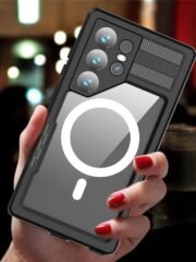 REDPEPPER for Samsung Galaxy S24 Ultra Magnetic IP68 Waterproof Case Clear Phone Cover by The Case Factory