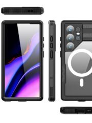 REDPEPPER for Samsung Galaxy S24 Ultra Magnetic IP68 Waterproof Case Clear Phone Cover by The Case Factory