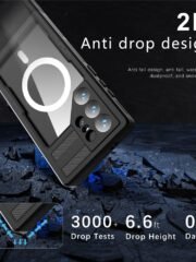 REDPEPPER for Samsung Galaxy S24 Ultra Magnetic IP68 Waterproof Case Clear Phone Cover by The Case Factory