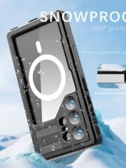 REDPEPPER for Samsung Galaxy S24 Ultra Magnetic IP68 Waterproof Case Clear Phone Cover by The Case Factory