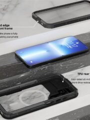 REDPEPPER For Samsung Galaxy S24 IP68 Waterproof Magnetic Case Clear Phone Cover by The Case Factory