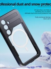 REDPEPPER For Samsung Galaxy S24 IP68 Waterproof Magnetic Case Clear Phone Cover by The Case Factory