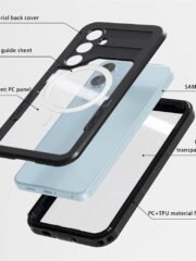 REDPEPPER For Samsung Galaxy S24 IP68 Waterproof Magnetic Case Clear Phone Cover by The Case Factory