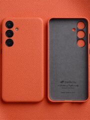 MELKCO For Samsung Galaxy S24 Case Premium Genuine Leather Full-Wrap Phone Cover by The Case Factory