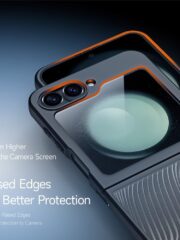 DUX DUCIS Aimo Series For Samsung Galaxy Z Flip7 FE / Z Flip6 Case Drop Proof Phone Cover (REACH Certification) by The Case Factory
