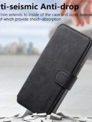 CASENEO MW-03 For iPhone 15 Case Magnetic Detachable Wallet Leather Flip Phone Cover by The Case Factory