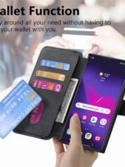 CASENEO For Samsung Galaxy S24 Ultra Magnetic Case Detachable Wallet Leather Phone Flip Cover by The Case Factory