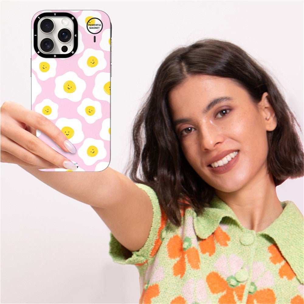 YOUNGKIT Mousse Series For iPhone 14 Pro Case IMD Pattern PC+TPU Magnetic Phone Cover by The Case Factory