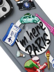 YOUNGKIT I'm Here Paris Series For iPhone 15 Pro Magnetic Case IMD Pattern PC+TPU Phone Cover by The Case Factory