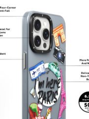 YOUNGKIT I'm Here Paris Series For iPhone 15 Pro Magnetic Case IMD Pattern PC+TPU Phone Cover by The Case Factory