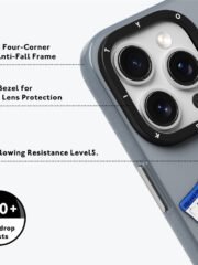 YOUNGKIT I'm Here Paris Series For iPhone 15 Pro Max Magnetic Case Airbag Protective PC+TPU Phone Cover by The Case Factory