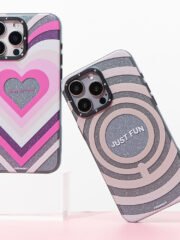 YOUNGKIT Dazzling Series For iPhone 15 Pro Max Magnetic Case Cute Pattern Hard PC Back Protective Cover by The Case Factory
