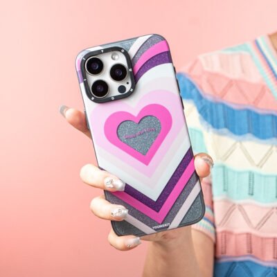 YOUNGKIT Dazzling Series For iPhone 14 Pro Max Magnetic Case Hard PC Phone Cover Print Pattern Design by The Case Factory