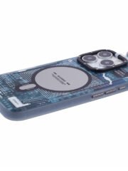 YOUNGKIT Technology Series for iPhone 16 Pro Case Compatible with MagSafe PC+TPU Matte Phone Cover IMD Pattern by The Case Factory