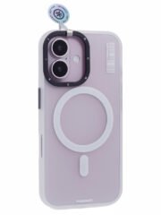 YOUNGKIT For iPhone 16 Case Compatible with MagSafe Anti-Fingerprint PET+TPU Phone Cover White by The Case Factory