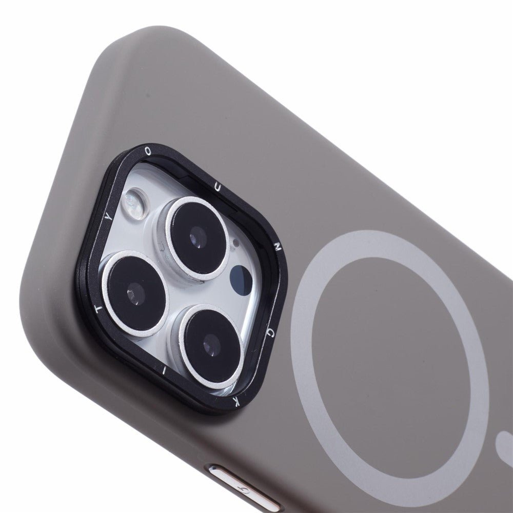 YOUNGKIT For iPhone 16 Pro Max Case Compatible with MagSafe Lens Kickstand Silicone Phone Cover by The Case Factory